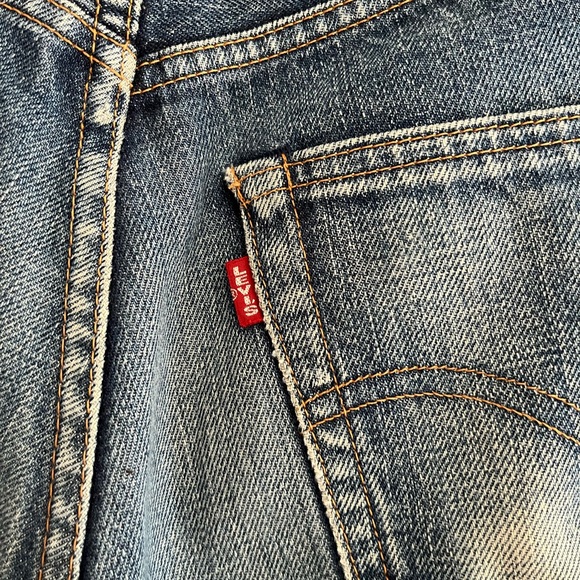 90’s Selvedge Levi’s 502 Big E, Made in Japan, Talon Zip - Picture 6 of 8
